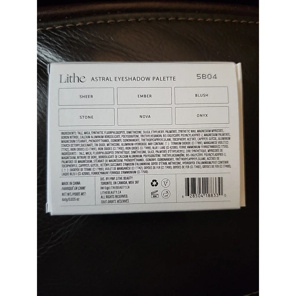 LITHE BEAUTY Astral Eyeshadow Palette 6.0 g 0.035 oz Brand New In Box MSRP $32